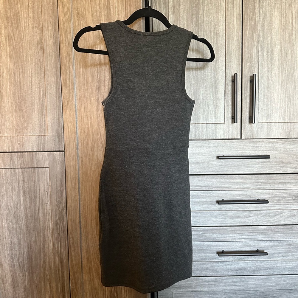 *****SOLD***** Topshop Charcoal Mini Dress - Picture 2 of 4